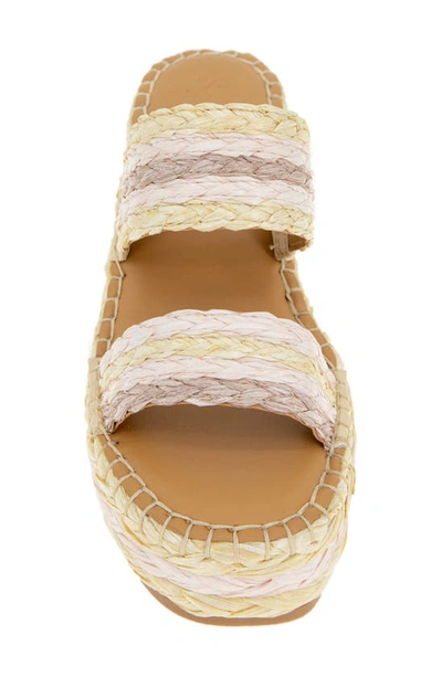 Shop Splendid Linda Espadrille Platform Wedge Sandal In Pink Clay