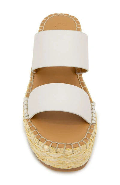 Shop Splendid Linda Espadrille Platform Wedge Sandal In Ivory