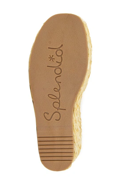 Shop Splendid Linda Espadrille Platform Wedge Sandal In Ivory