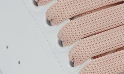 Alexander Mcqueen Oversize Crystal Embellished Sneaker In White/ Multi Pink
