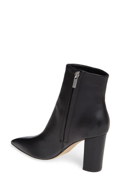 Shop Marc Fisher Ltd Ulani Pointy Toe Bootie In Black Leather