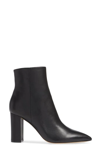 Shop Marc Fisher Ltd Ulani Pointy Toe Bootie In Black Leather