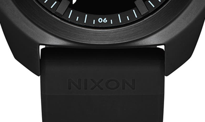 Shop Nixon Ripley Ana-digi Silicone Strap Watch, 47mm In Black