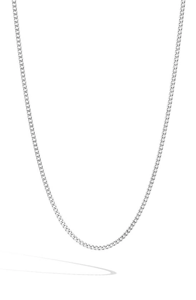 John Hardy Sterling Silver Classic Curb Thin Chain Necklace, 24 In Silver