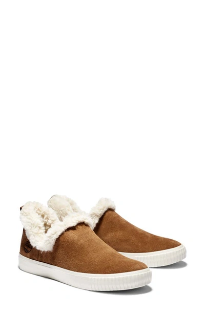 Timberland Skyla Bay Womens Suede Slip On Sneaker Boots In Rust Suede