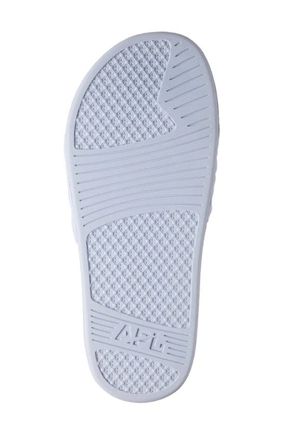 Shop Apl Athletic Propulsion Labs Lusso Quilted Slide Sandal In Fresh Air