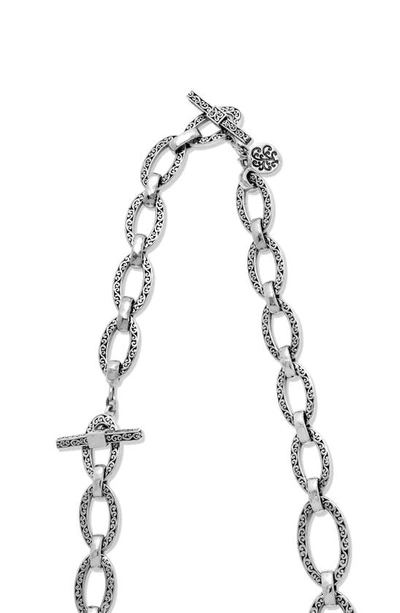 Shop Lois Hill Oval Link Necklace In Silver