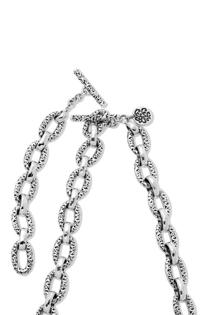 Shop Lois Hill Oval Link Necklace In Silver