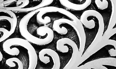 Shop Lois Hill Lh Scroll Round Saddle Ring In Silver