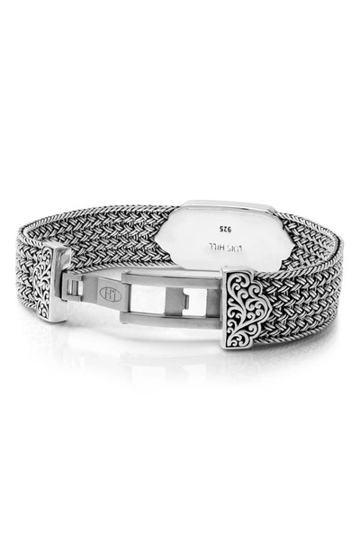 Shop Lois Hill Alhambra Scroll Bracelet In Silver