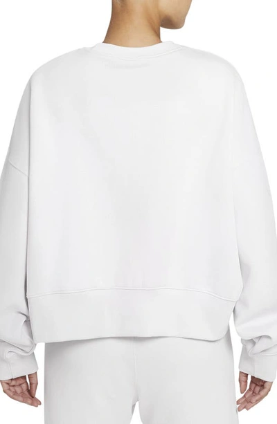 Shop Nike Sportswear Essential Oversize Sweatshirt In Venice/ Black