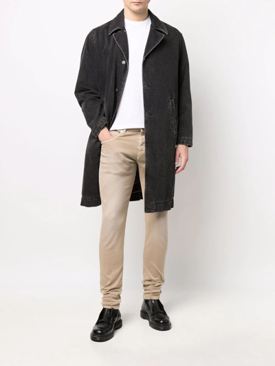 Diesel D-strunkt Slim-cut Jeans In Neutrals