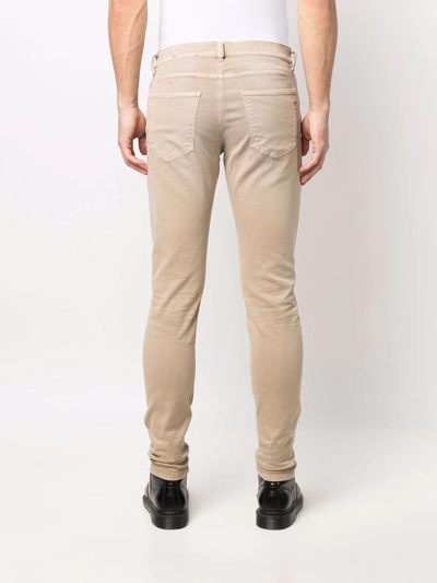 Diesel D-strunkt Slim-cut Jeans In Neutrals