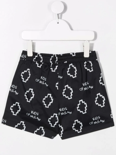 Marcelo Burlon County Of Milan Marcelo Burlon Toddler Boy Swim Trunks Black Size 6 Polyester In Black