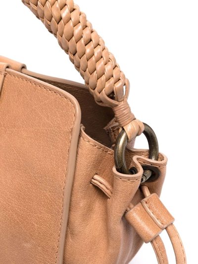 Shop Officine Creative Nolita Woven 119 Top-handle Bag In Neutrals