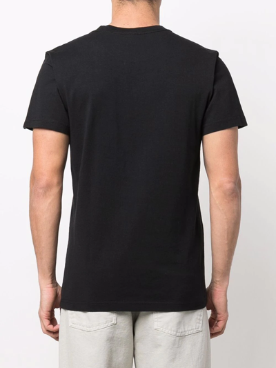 Deus Ex Machina Logo-patch Cotton T-shirt In Black