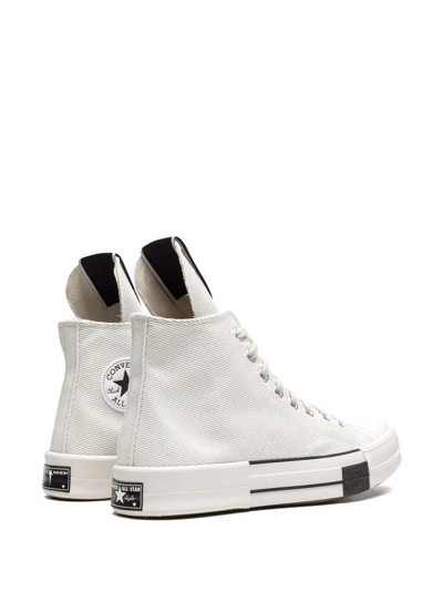 Shop Converse Drkstar Hi "lily White/egret/black" Sneakers