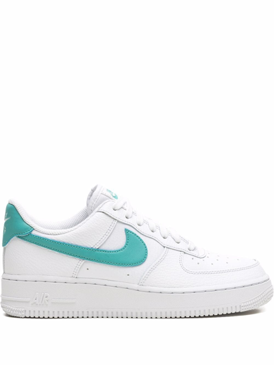 Shop Nike Air Force 1 Low "white/washed Teal" Sneakers
