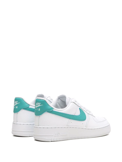 Shop Nike Air Force 1 Low "white/washed Teal" Sneakers