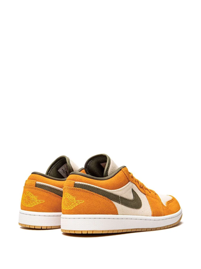 Shop Jordan Air  1 Low Se "light Curry" Sneakers In White