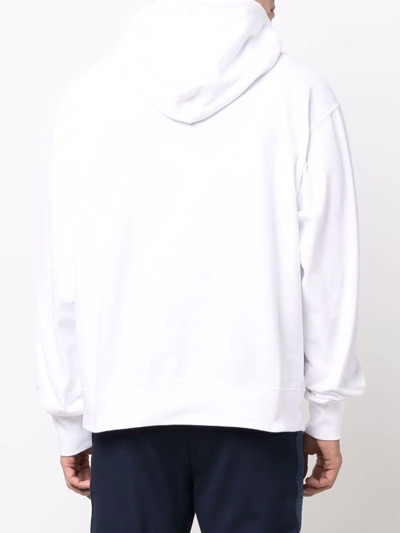 Shop Etro Back To The Future Cotton Hoodie In White