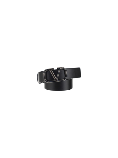Shop Valentino Belt H30 In Nero