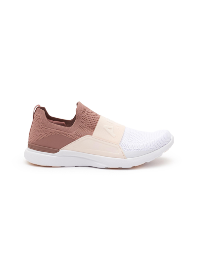 Shop Apl Athletic Propulsion Labs 'techloom Bliss' Low Top Elastic Band Slip On Sneakers In Multi-colour