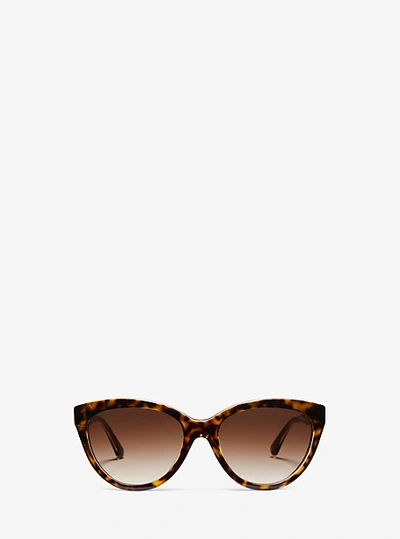 Shop Michael Kors Makena Sunglasses In Brown