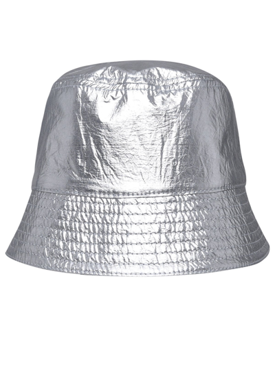 Shop Stella Mccartney Silver Vynil Hat