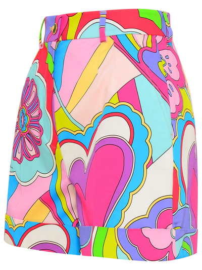 Shop Dolce & Gabbana Multicolor Floral Cotton Shorts