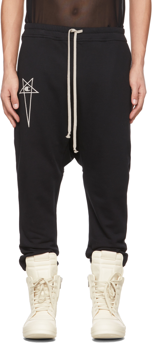 rick owens champion joggers