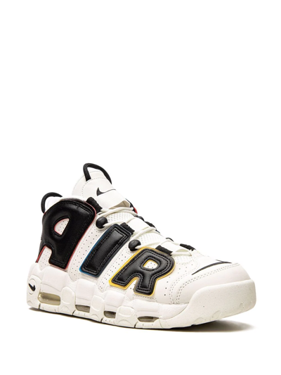 Shop Nike Air More Uptempo "primary Colors" Sneakers In White