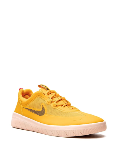 Shop Nike Nyjah Free 2 Sb "pollen" Sneakers In Gelb
