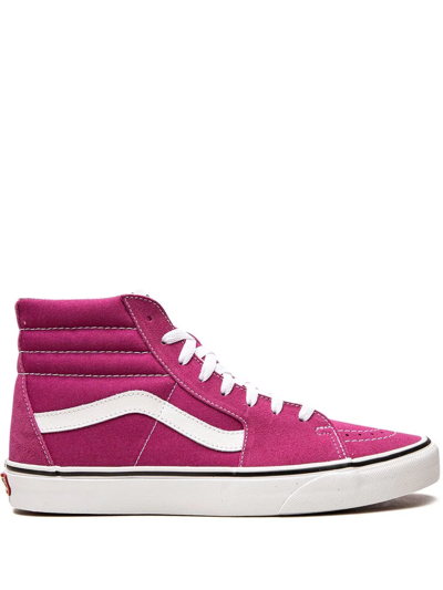 Shop Vans Sk8-hi “fuchsia” Sneakers In Pink