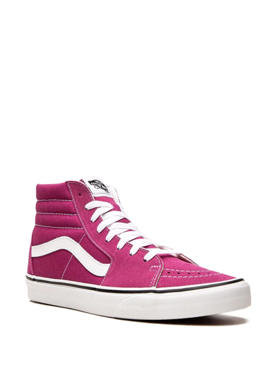 Shop Vans Sk8-hi “fuchsia” Sneakers In Pink