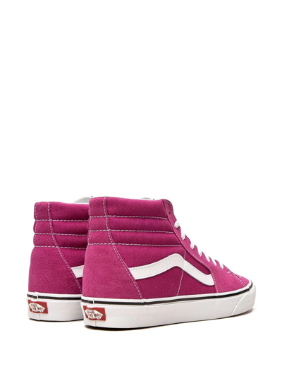 Shop Vans Sk8-hi “fuchsia” Sneakers In Pink