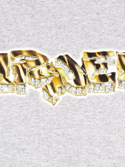 Supreme Diamond Logo-print T-shirt In Grey