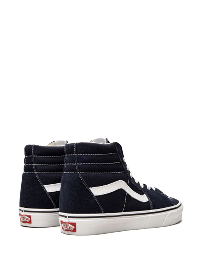 Shop Vans Sk8-hi Top Sneakers In Blau