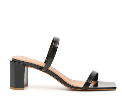 Shop By Far Ladies Tanya 70mm Strappy Sandals In Black