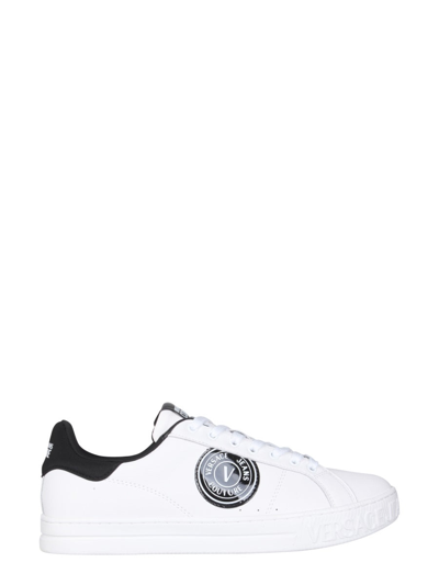 Shop Versace Jeans Couture Court 88 Sneakers In White