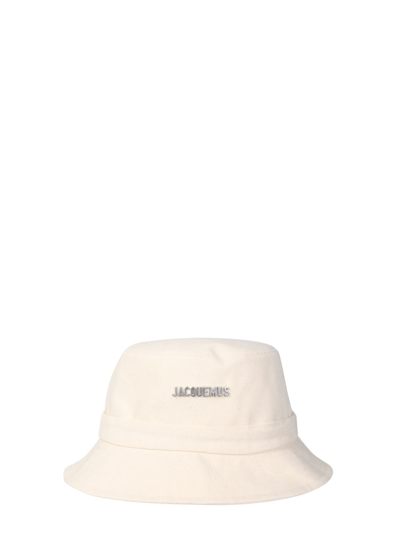 Jacquemus Le Bob Gadjo Bucket Hat In White