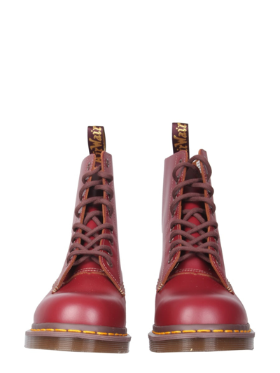 Dr. Martens Vintage 1460 Leather Ankle Boots In Bordeaux | ModeSens