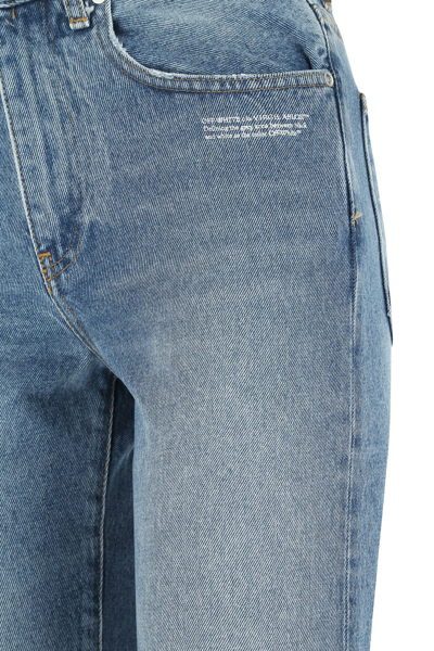 Off-white Woman Denim Pants Blue Size 29 Cotton