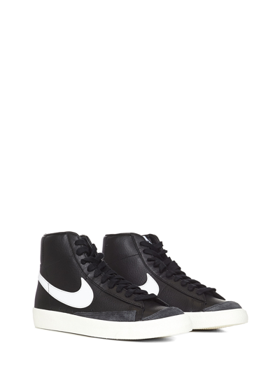 Shop Nike Blazer Mid '77 Vntg Sneakers In Black