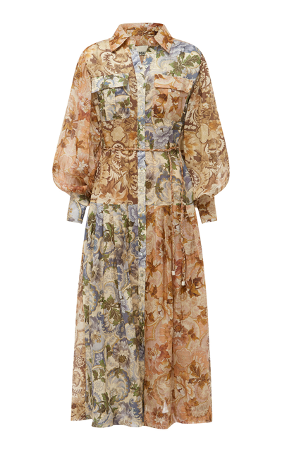 Shop Alemais Women's Phillipa Linen Midi Dress In Floral