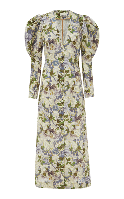 Shop Alemais Women's Phillipa Printed Linen Maxi Dress In Floral