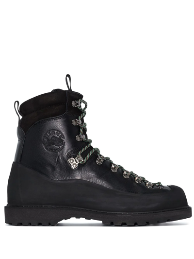 Shop Diemme Everest Leather Boots In Black