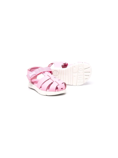 Camper Cut-out Touch-strap Sandals In Pink