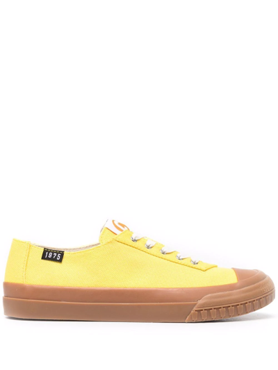 Shop Camper Camaleon 1975 Flatform Sneakers In Yellow