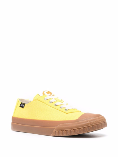 Camper Camaleon 1975 Flatform Sneakers In Yellow